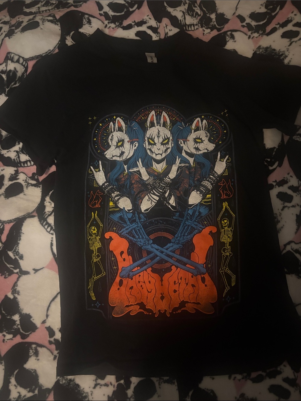 Babymetal 2023 tour shirt size small 100% cotton
